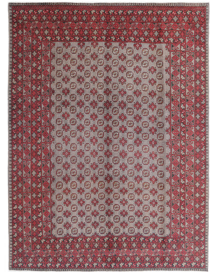 Revival 8' 2" X 10' 11" Hand Knotted Wool Rug 8' 2" X 10' 11" (249 X 333) / Grey / Wool