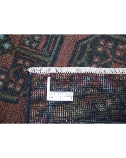 Revival 3' 2" X 4' 9" Hand Knotted Wool Rug 3' 2" X 4' 9" (97 X 145) / Brown / Wool