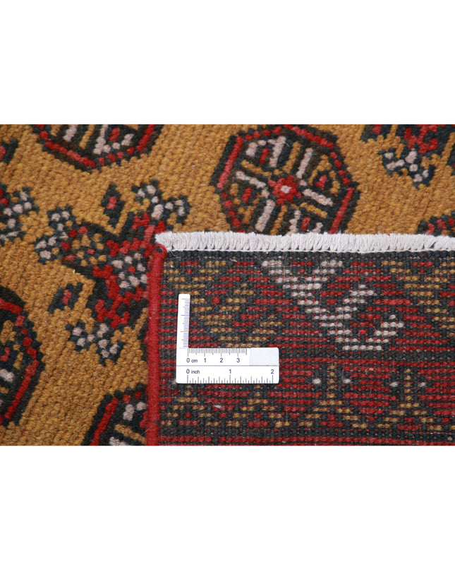 Revival 2' 6" X 12' 5" Hand Knotted Wool Rug 2' 6" X 12' 5" (76 X 379) / Gold / Wool