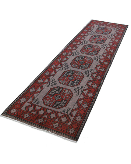 Revival 2' 8" X 12' 6" Hand Knotted Wool Rug 2' 8" X 12' 6" (81 X 381) / Tan / Wool