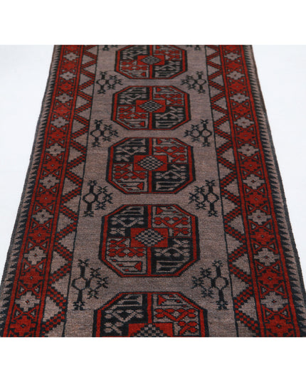 Revival 2' 8" X 12' 6" Hand Knotted Wool Rug 2' 8" X 12' 6" (81 X 381) / Tan / Wool