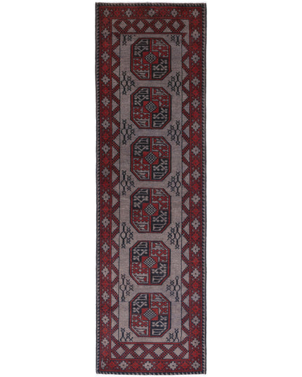 Revival 2' 8" X 12' 6" Hand Knotted Wool Rug 2' 8" X 12' 6" (81 X 381) / Tan / Wool