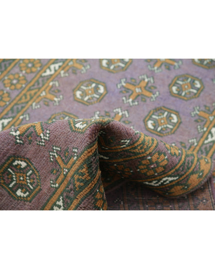 Revival 2' 9" X 9' 6" Hand Knotted Wool Rug 2' 9" X 9' 6" (84 X 290) / Purple / Wool