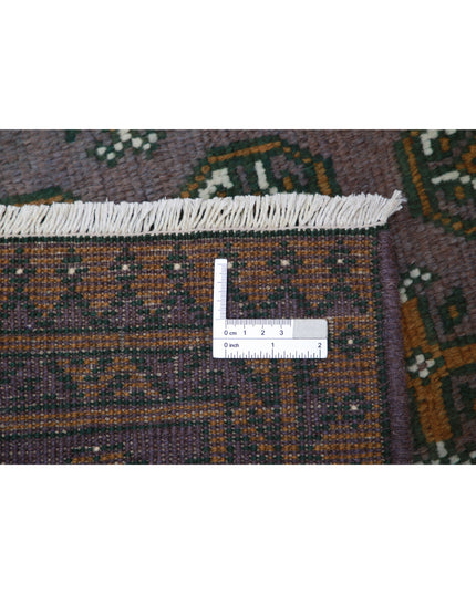 Revival 2' 9" X 9' 6" Hand Knotted Wool Rug 2' 9" X 9' 6" (84 X 290) / Purple / Wool