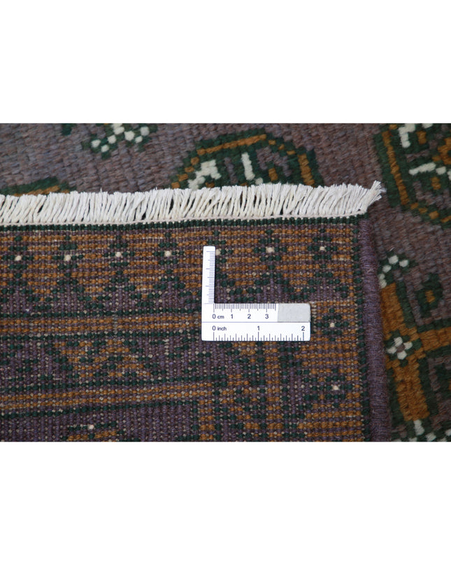 Revival 2' 9" X 9' 6" Hand Knotted Wool Rug 2' 9" X 9' 6" (84 X 290) / Purple / Wool