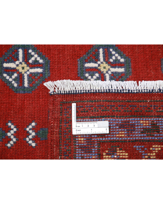 Revival 2' 10" X 9' 8" Hand Knotted Wool Rug 2' 10" X 9' 8" (86 X 295) / Red / Wool