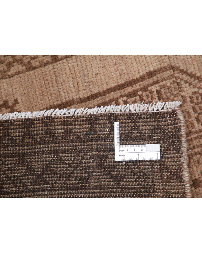 Revival 2' 9" X 8' 10" Hand Knotted Wool Rug 2' 9" X 8' 10" (84 X 269) / Tan / Wool