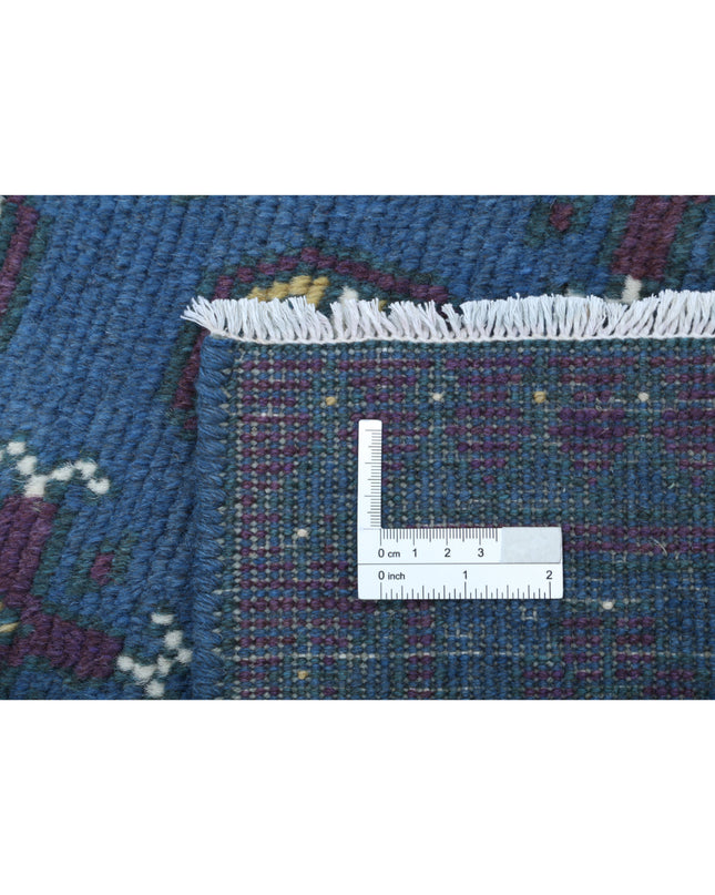 Revival 2' 9" X 9' 7" Hand Knotted Wool Rug 2' 9" X 9' 7" (84 X 292) / Blue / Wool