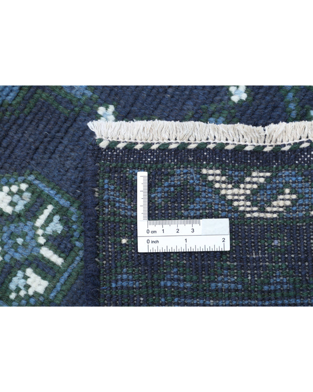 Revival 2' 9" X 12' 9" Hand Knotted Wool Rug 2' 9" X 12' 9" (84 X 389) / Blue / Wool