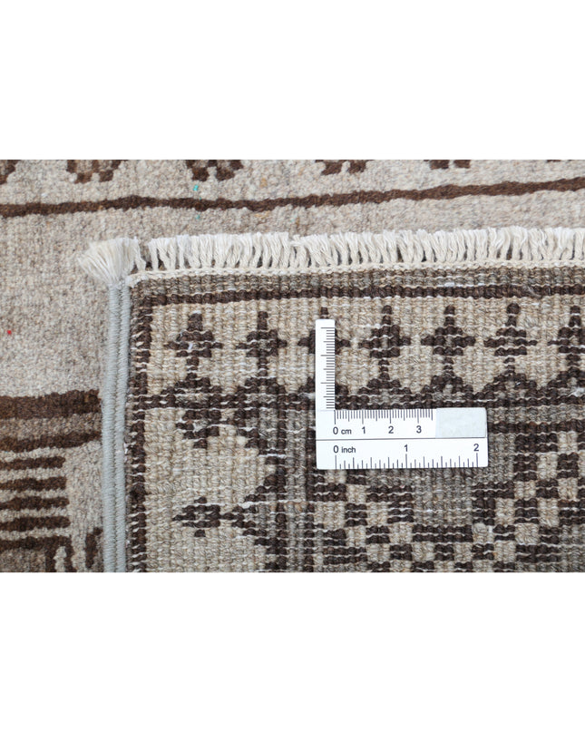 Revival 2' 8" X 9' 4" Hand Knotted Wool Rug 2' 8" X 9' 4" (81 X 284) / Grey / Wool