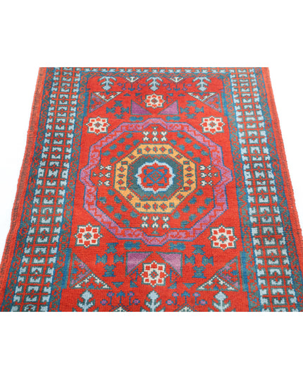 Revival 2' 7" X 3' 9" Hand Knotted Wool Rug 2' 7" X 3' 9" (79 X 114) / Rust / Wool