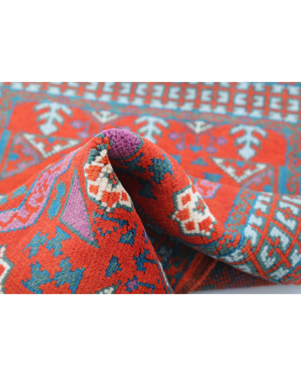 Revival 2' 7" X 3' 9" Hand Knotted Wool Rug 2' 7" X 3' 9" (79 X 114) / Rust / Wool