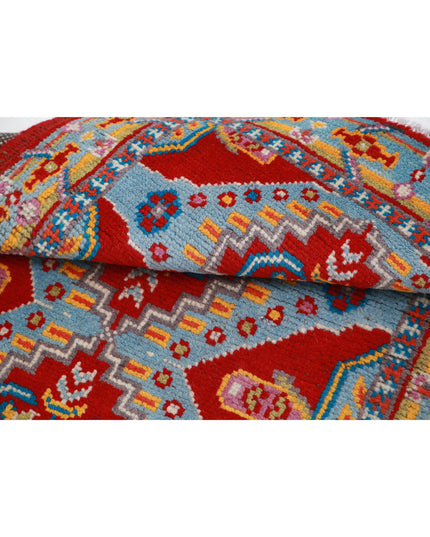 Revival 2' 10" X 3' 10" Hand Knotted Wool Rug 2' 10" X 3' 10" (86 X 117) / Red / Wool