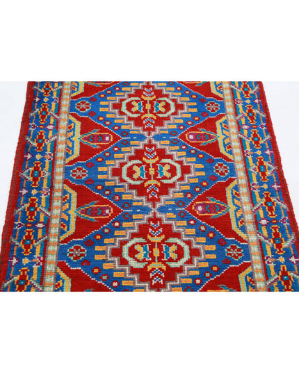 Revival 2' 8" X 3' 10" Hand Knotted Wool Rug 2' 8" X 3' 10" (81 X 117) / Red / Wool