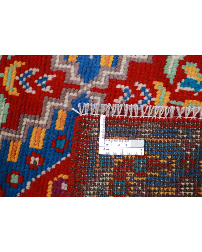 Revival 2' 8" X 3' 10" Hand Knotted Wool Rug 2' 8" X 3' 10" (81 X 117) / Red / Wool