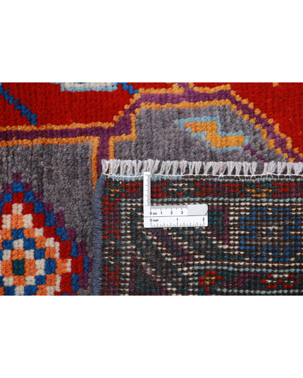 Revival 2' 8" X 3' 11" Hand Knotted Wool Rug 2' 8" X 3' 11" (81 X 119) / Red / Wool