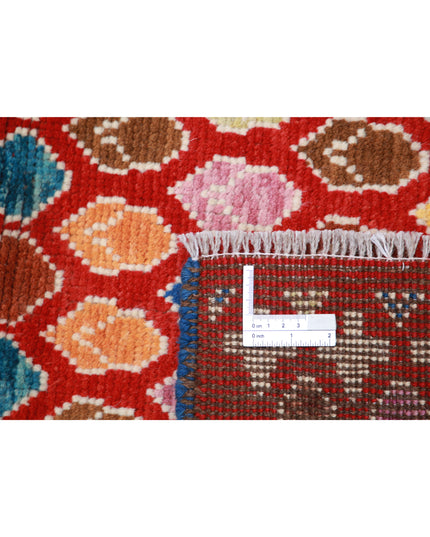 Revival 2' 9" X 4' 0" Hand Knotted Wool Rug 2' 9" X 4' 0" (84 X 122) / Red / Wool