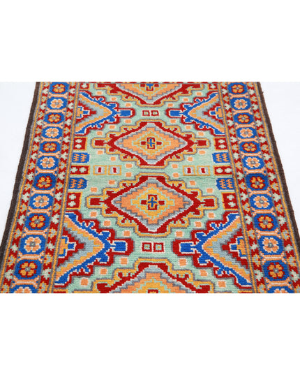 Revival 2' 7" X 4' 0" Hand Knotted Wool Rug 2' 7" X 4' 0" (79 X 122) / Blue / Wool