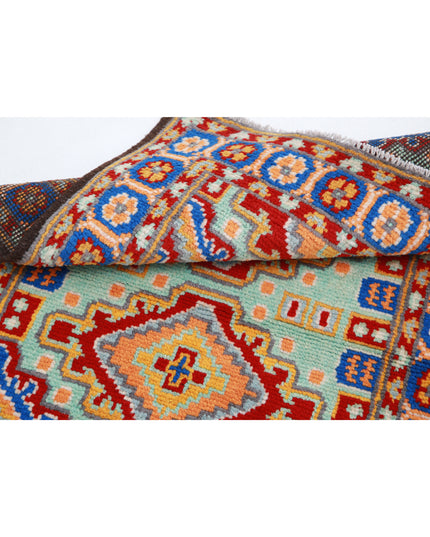 Revival 2' 7" X 4' 0" Hand Knotted Wool Rug 2' 7" X 4' 0" (79 X 122) / Blue / Wool