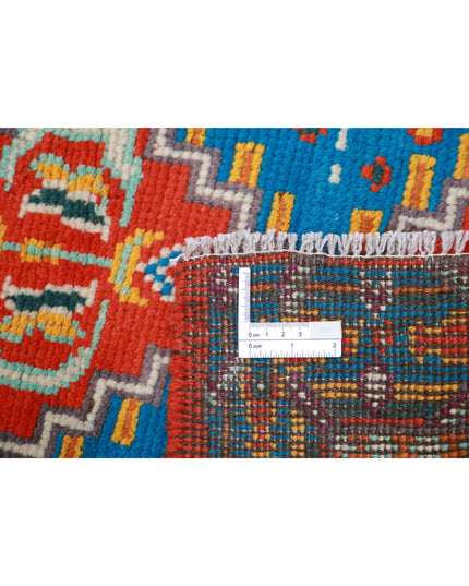 Revival 2' 8" X 3' 11" Hand Knotted Wool Rug 2' 8" X 3' 11" (81 X 119) / Rust / Wool