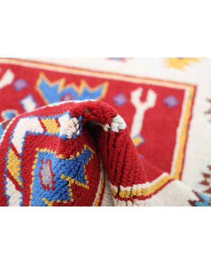 Revival 2' 6" X 3' 10" Hand Knotted Wool Rug 2' 6" X 3' 10" (76 X 117) / Red / Wool