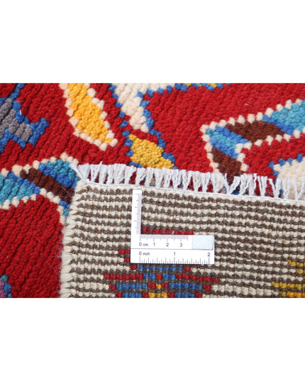 Revival 2' 6" X 3' 10" Hand Knotted Wool Rug 2' 6" X 3' 10" (76 X 117) / Red / Wool