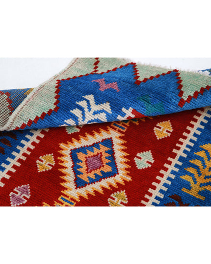 Revival 2' 8" X 3' 10" Hand Knotted Wool Rug 2' 8" X 3' 10" (81 X 117) / Red / Wool