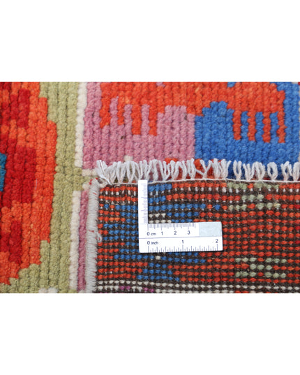 Revival 2' 7" X 3' 11" Hand Knotted Wool Rug 2' 7" X 3' 11" (79 X 119) / Rust / Wool