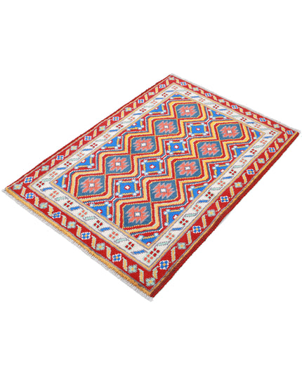 Revival 2' 9" X 3' 11" Hand Knotted Wool Rug 2' 9" X 3' 11" (84 X 119) / Multi / Wool