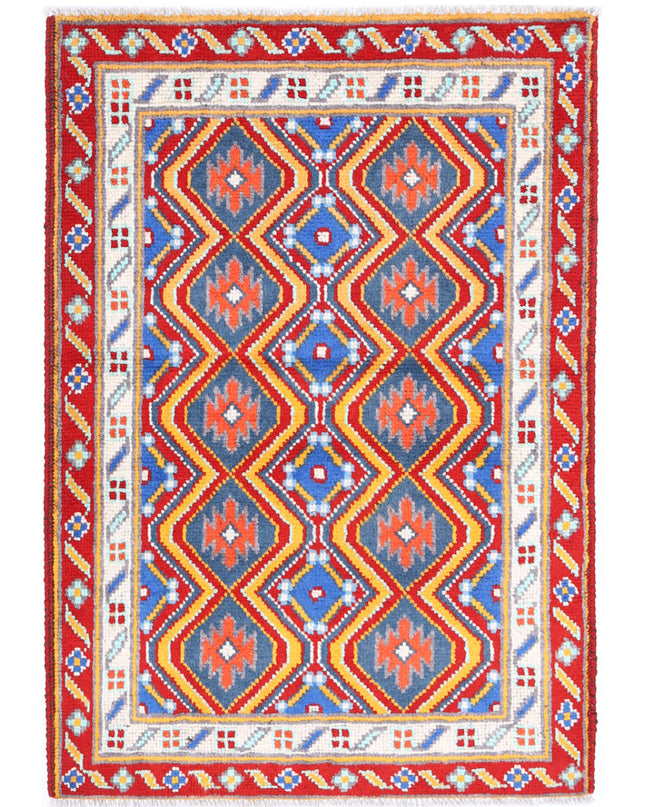 Revival 2' 9" X 3' 11" Hand Knotted Wool Rug 2' 9" X 3' 11" (84 X 119) / Multi / Wool