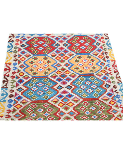 Revival 2' 7" X 3' 10" Hand Knotted Wool Rug 2' 7" X 3' 10" (79 X 117) / Ivory / Wool