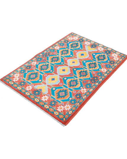 Revival 2' 9" X 4' 0" Hand Knotted Wool Rug 2' 9" X 4' 0" (84 X 122) / Rust / Wool