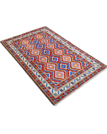 Revival 3' 2" X 5' 0" Hand Knotted Wool Rug 3' 2" X 5' 0" (97 X 152) / Multi / Wool