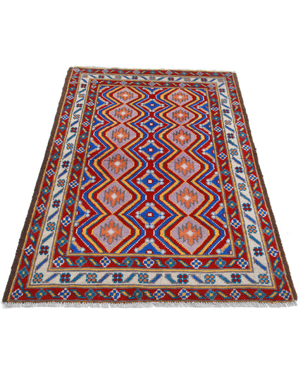 Revival 3' 2" X 5' 0" Hand Knotted Wool Rug 3' 2" X 5' 0" (97 X 152) / Multi / Wool