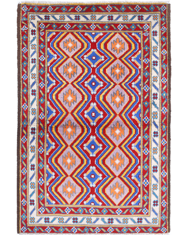 Revival 3' 2" X 5' 0" Hand Knotted Wool Rug 3' 2" X 5' 0" (97 X 152) / Multi / Wool