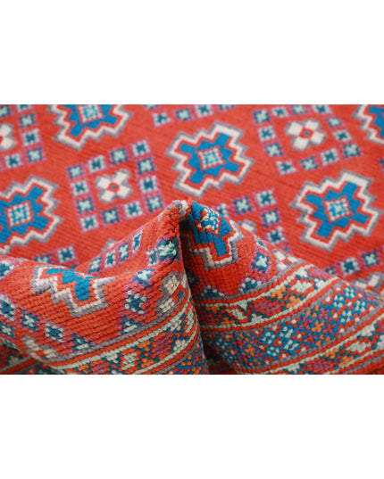 Revival 3' 3" X 5' 6" Hand Knotted Wool Rug 3' 3" X 5' 6" (99 X 168) / Rust / Wool