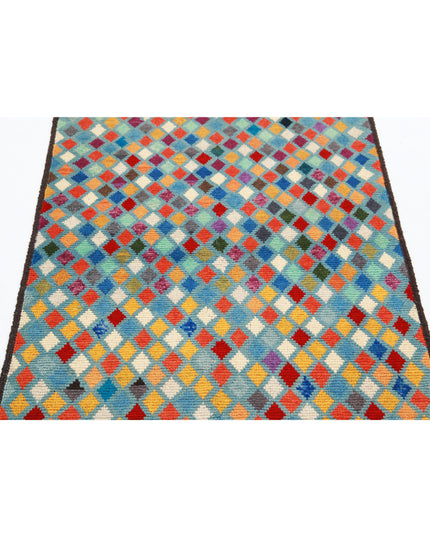 Revival 3' 4" X 4' 11" Hand Knotted Wool Rug 3' 4" X 4' 11" (101 X 150) / Multi / Wool