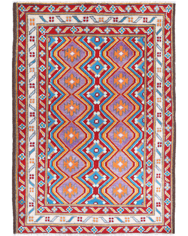 Revival 3' 5" X 5' 0" Hand Knotted Wool Rug 3' 5" X 5' 0" (104 X 152) / Multi / Wool