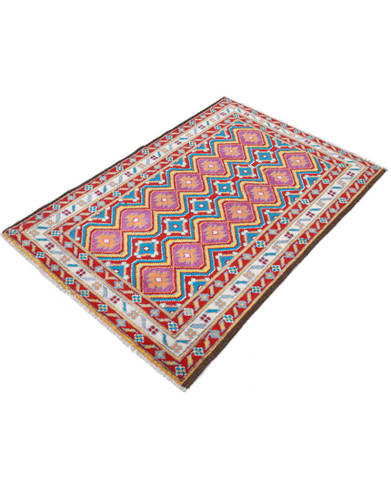 Revival 3' 3" X 4' 11" Hand Knotted Wool Rug 3' 3" X 4' 11" (99 X 150) / Multi / Wool