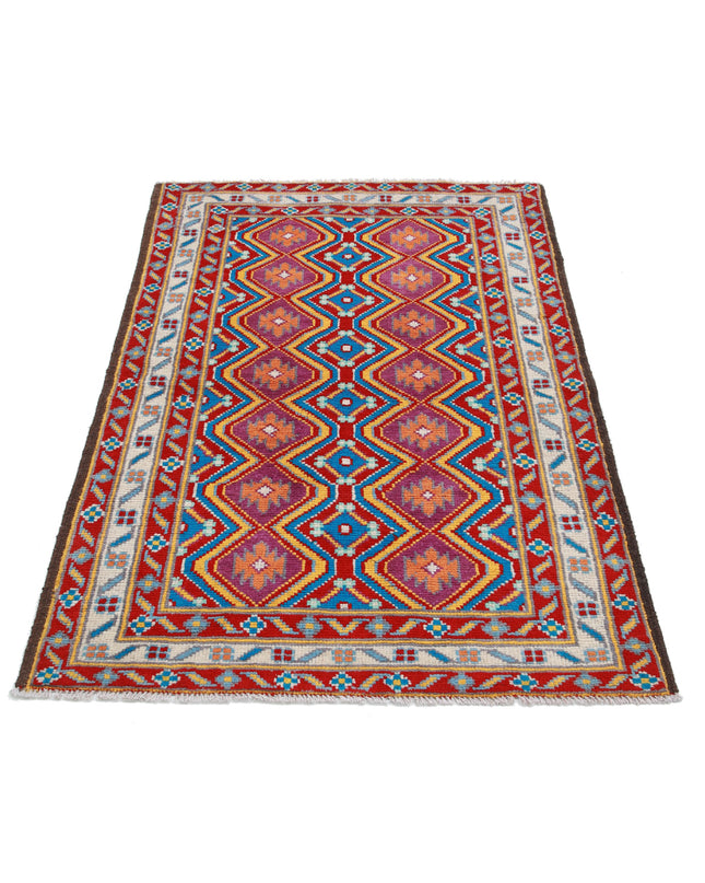 Revival 3' 3" X 4' 11" Hand Knotted Wool Rug 3' 3" X 4' 11" (99 X 150) / Multi / Wool