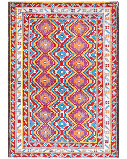 Revival 3' 3" X 4' 11" Hand Knotted Wool Rug 3' 3" X 4' 11" (99 X 150) / Multi / Wool