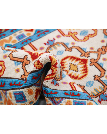 Revival 3' 2" X 5' 2" Hand Knotted Wool Rug 3' 2" X 5' 2" (97 X 158) / Ivory / Wool