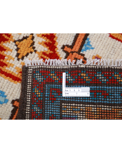 Revival 3' 2" X 5' 2" Hand Knotted Wool Rug 3' 2" X 5' 2" (97 X 158) / Ivory / Wool