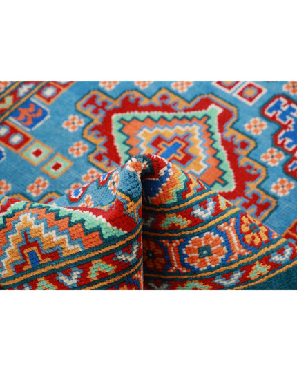 Revival 3' 3" X 4' 10" Hand Knotted Wool Rug 3' 3" X 4' 10" (99 X 147) / Blue / Wool