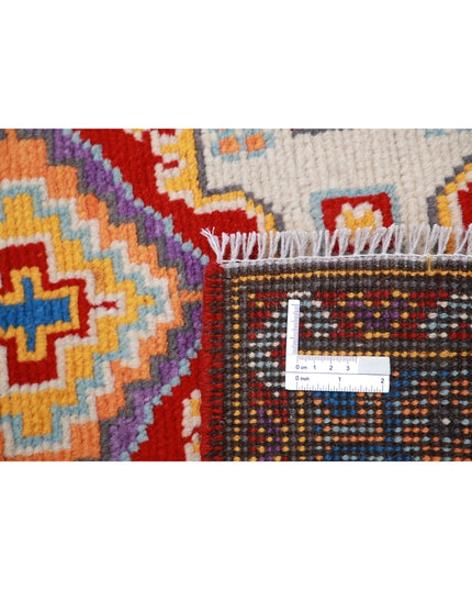 Revival 3' 5" X 4' 10" Hand Knotted Wool Rug 3' 5" X 4' 10" (104 X 147) / Ivory / Wool