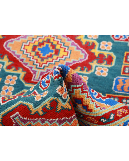 Revival 3' 10" X 5' 11" Hand Knotted Wool Rug 3' 10" X 5' 11" (117 X 180) / Green / Wool