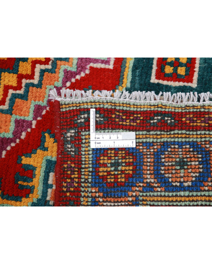 Revival 3' 10" X 5' 11" Hand Knotted Wool Rug 3' 10" X 5' 11" (117 X 180) / Green / Wool