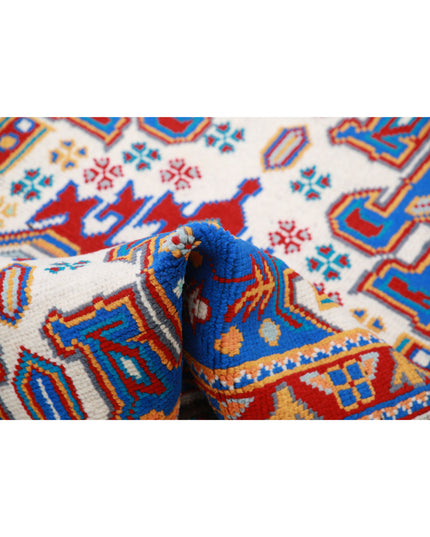 Revival 3' 3" X 4' 8" Hand Knotted Wool Rug 3' 3" X 4' 8" (99 X 142) / Ivory / Wool