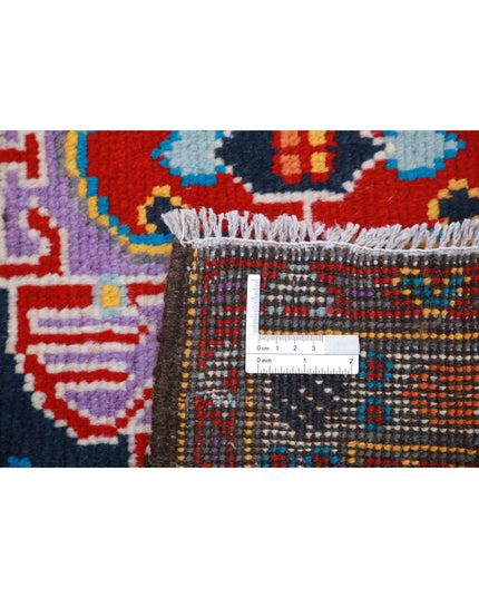 Revival 3' 2" X 4' 9" Hand Knotted Wool Rug 3' 2" X 4' 9" (97 X 145) / Blue / Wool