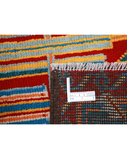 Revival 4' 0" X 6' 0" Hand Knotted Wool Rug 4' 0" X 6' 0" (122 X 183) / Red / Wool